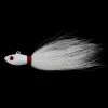 Striper Tackle Captain Mack Chipmunk Bucktail Jig White 3 Pk